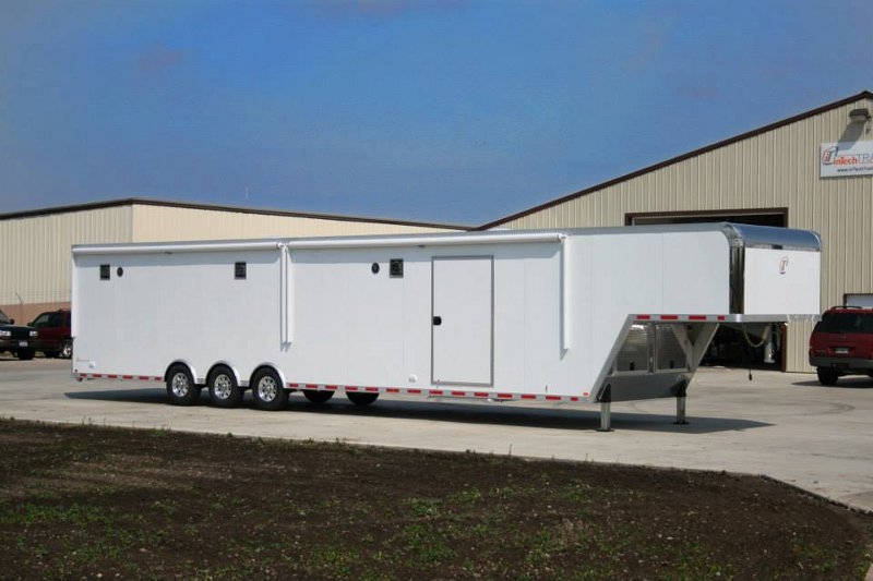 48' inTech Trailers All Aluminum Gooseneck Race Car Trailer RPM