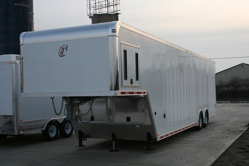 38' inTech Aluminum Gooseneck Trailer Custom Gooseneck Race Car