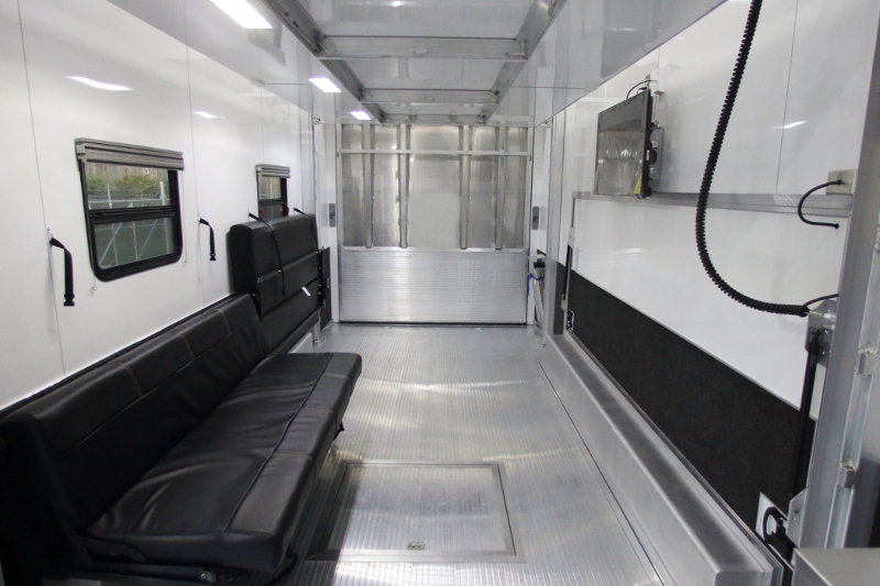 26' Custom Stacker Trailer with Bathroom Package Custom Stacker