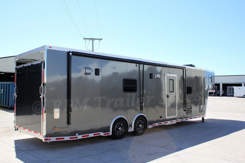 40' Aluminum Race Car Trailer with Bathroom Package ...