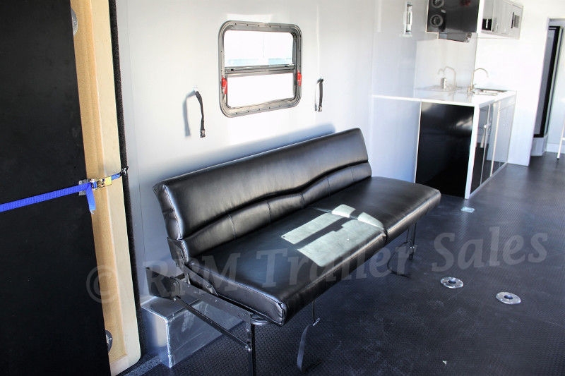 40' Aluminum Race Car Trailer with Bathroom Package inTech Living Quarters Trailers RPM