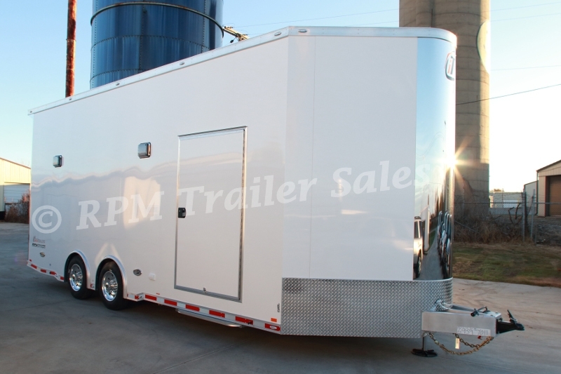 26' Motor Coach Trailer Custom Aluminum Coach Trailers for Sale RPM Trailer Sales